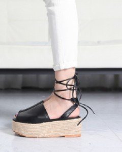 통통통 리본 웨지힐샌들(무료배송)