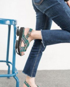 트위드 샌들 (무료배송)