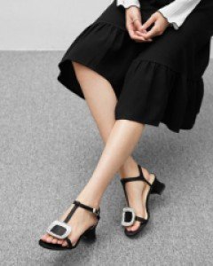 로저 큐빅 샌들 (2color/무료배송)