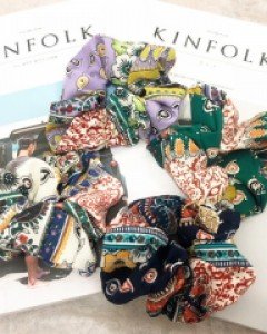 오리엔탈 곱창 슈슈 머리끈 스크런치 헤어끈 4color