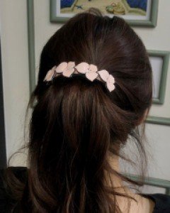 [프링스핀] 컬러 플라워 자동핀