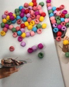 미니 컬러 집게핀 80p