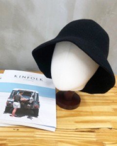 울 니트 귀여운 벙거지 모자