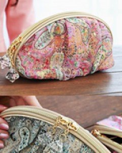 페이즐리쉬폰파우치