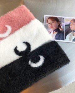 슬기 달장식 퍼 초커 헤어밴드 머리띠