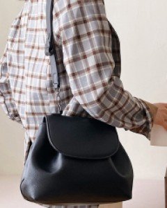 빅사이즈 복주머니 크로스백