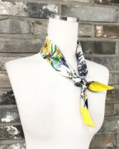 양면 트윌리 겐조 꽃 스타일