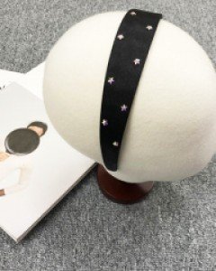 블링블링 별 새틴 벨벳 헤어밴드 머리띠