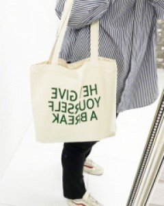 레터링 가벼운 에코백 숄더백