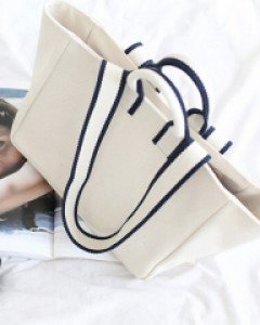 베이직 심플 캔버스 텀블러백