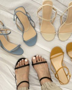 6cm 미들굽 컬러 여름샌들