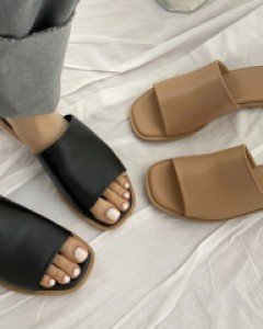 셀린 기본 뮬 슬리퍼 샌들