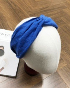 윤아 강민경 린넨 넓은 꼬임 헤어밴드 머리띠