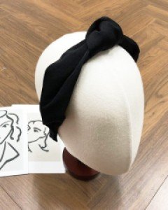 공단 꼬임 리본 헤어밴드 머리띠
