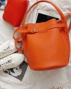 셀린 벨티드 버킷백 크로스백