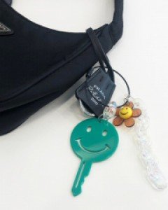 자체제작 열쇠 스마일 키링 키홀더