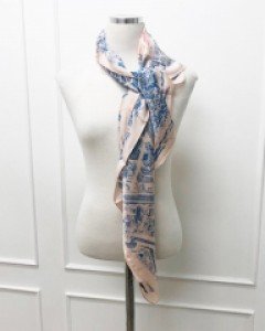 핑크 말 스카프