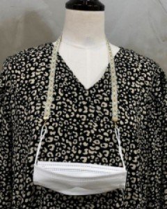 국내제작 마스크걸이수입자수 레이스 마스크목걸이 마스크 스트랩