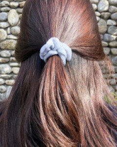 제니 아이유 블링 펄 미니 곱창밴드 스크런치 슈슈 헤어끈 머리끈 7color