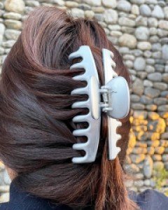 골드 실버 화사 빅사이즈 집게핀 올림머리핀