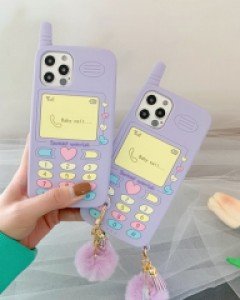 아이폰12 바비 베이비 콜  실리콘 케이스
