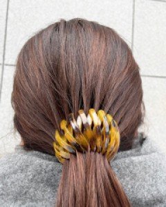 호마이카 포니테일 만두 당고 올림 똥머리 반묶음 자국 안남는 콩벌레 원형 헤어 집게핀