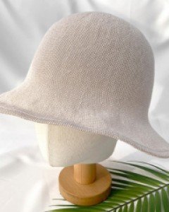 시스루 니트 마소재 버킷햇 국내제작 4color