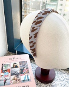 수채화 무늬 헤어밴드 머리띠