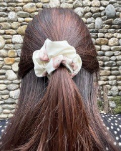 곰돌이 패턴 강민경 아이유 곱창밴드 스크런치 머리끈 6color