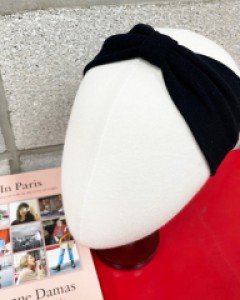 리본 니트 무지 컬러 헤어터번 헤어밴드 세안밴드 6color