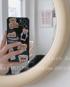 아이폰7 아이폰8 아이폰x 아이폰11 아이폰12  베어 스티커 아이폰 케이스