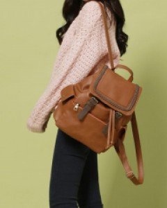 데일리 가죽 여자백팩