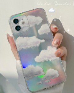 아이폰7 아이폰8 아이폰x 아이폰11 아이폰12  아이폰13 아이폰14 구름 실버 실리콘 케이스