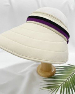 챙넓은 산책 골프 여행 뒷리본 썬캡