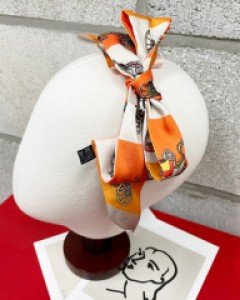 트윌리 주름  리본 머리띠 헤어밴드