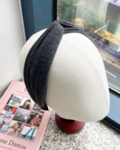 꼬임 넓은 골지 머리띠 윤아 헤어밴드