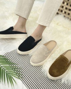 리얼 소가죽 스웨이드 가보시 블로퍼