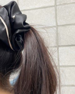 고급 새틴 명품 곱창밴드 머리끈 스크런치
