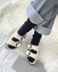 뽀글이 버켄 샌들 슬리퍼