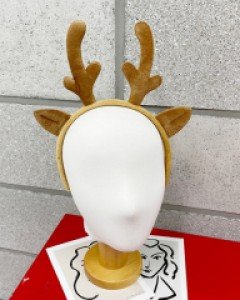 크리스마스 루돌프 머리띠 헤어밴드 1+1