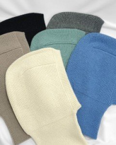 쫀쫀 니트 후드 바라클라바