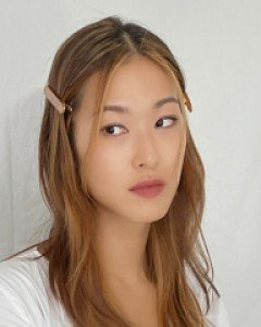 신민아 셀룰로오스 마블 컬러 집게핀 2개 세트