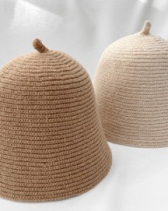 도토리 니트 모자 버킷햇
