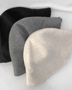 모직 양털 벙거지 버킷햇