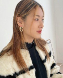 송혜교 체인 귀걸이