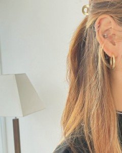 발랄 2.8cm 링 귀걸이