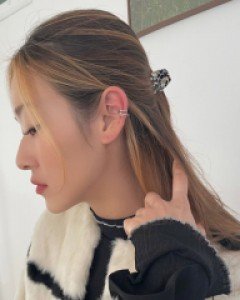 3줄 귀 안뚫는 이어커프 귀걸이