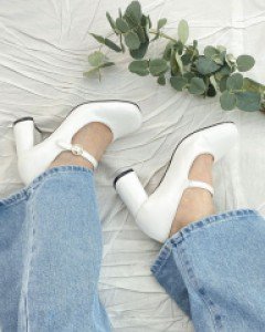 7cm 통굽 메리제인 가보시 구두