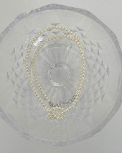 꼬임 진주 목걸이