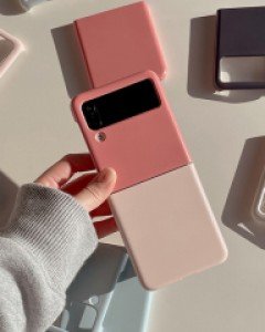 겔럭시 Z플립3 케이스 무광 컬러 케이스